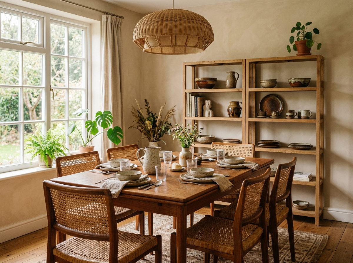Prairie Village Mid-Century Ranch Dining Room